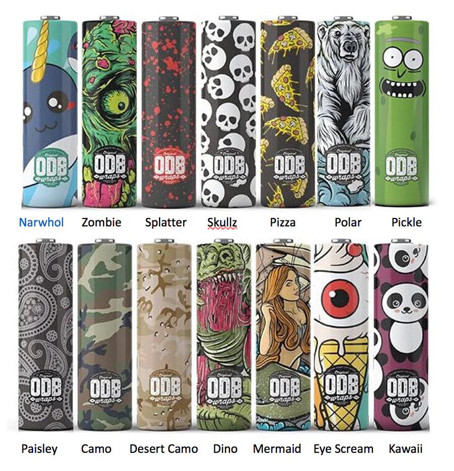 ODB 18650 Battery Wraps | bearsvapes.co.uk