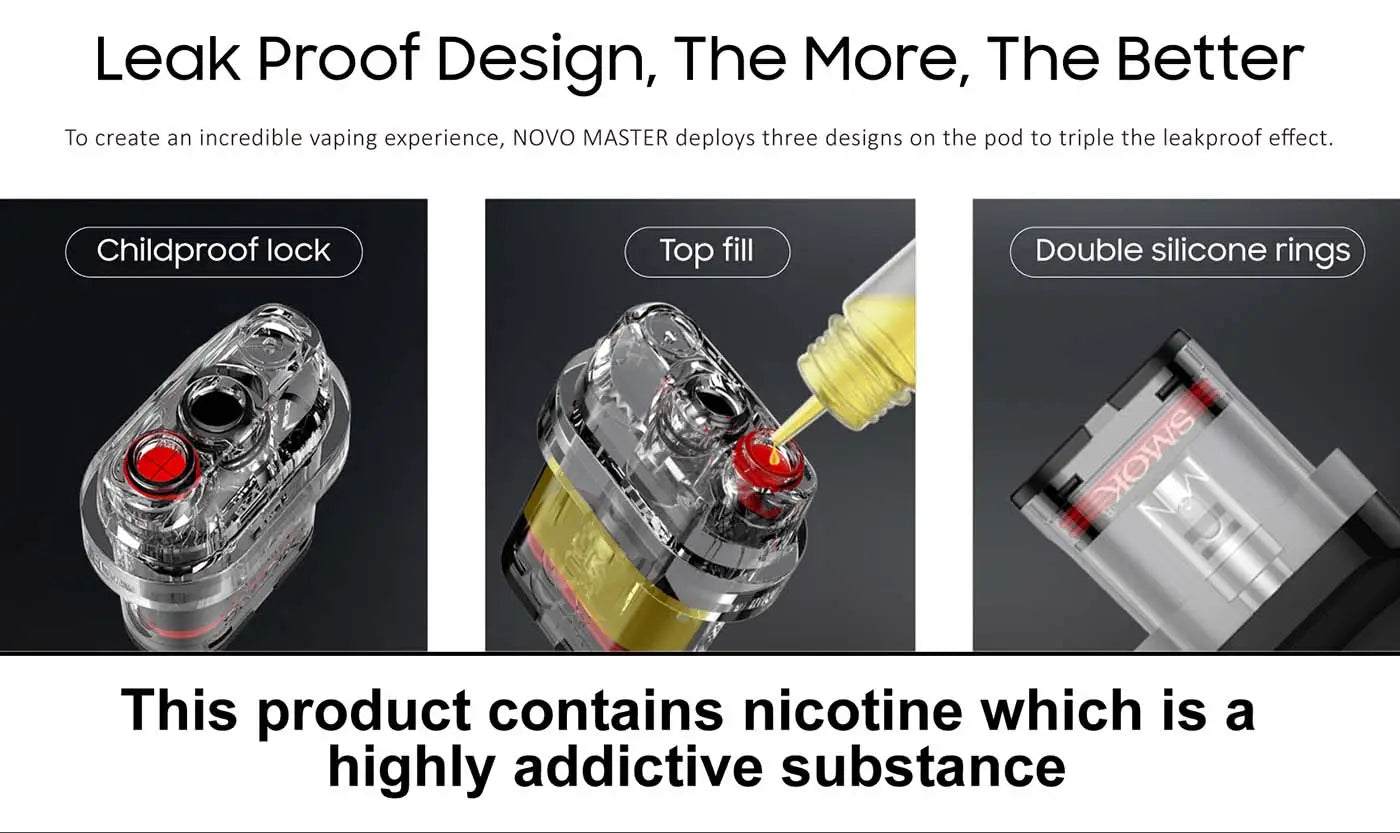 Smok Novo Master Pod Vape Kit | MTL Starter Kit | bearsvapes.co.uk