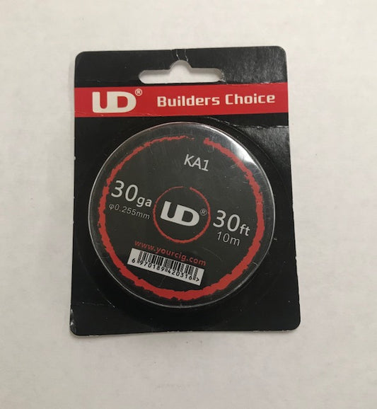 UD Builders Choice Kanthal A1 Wire 30ft | bearsvapes.co.uk