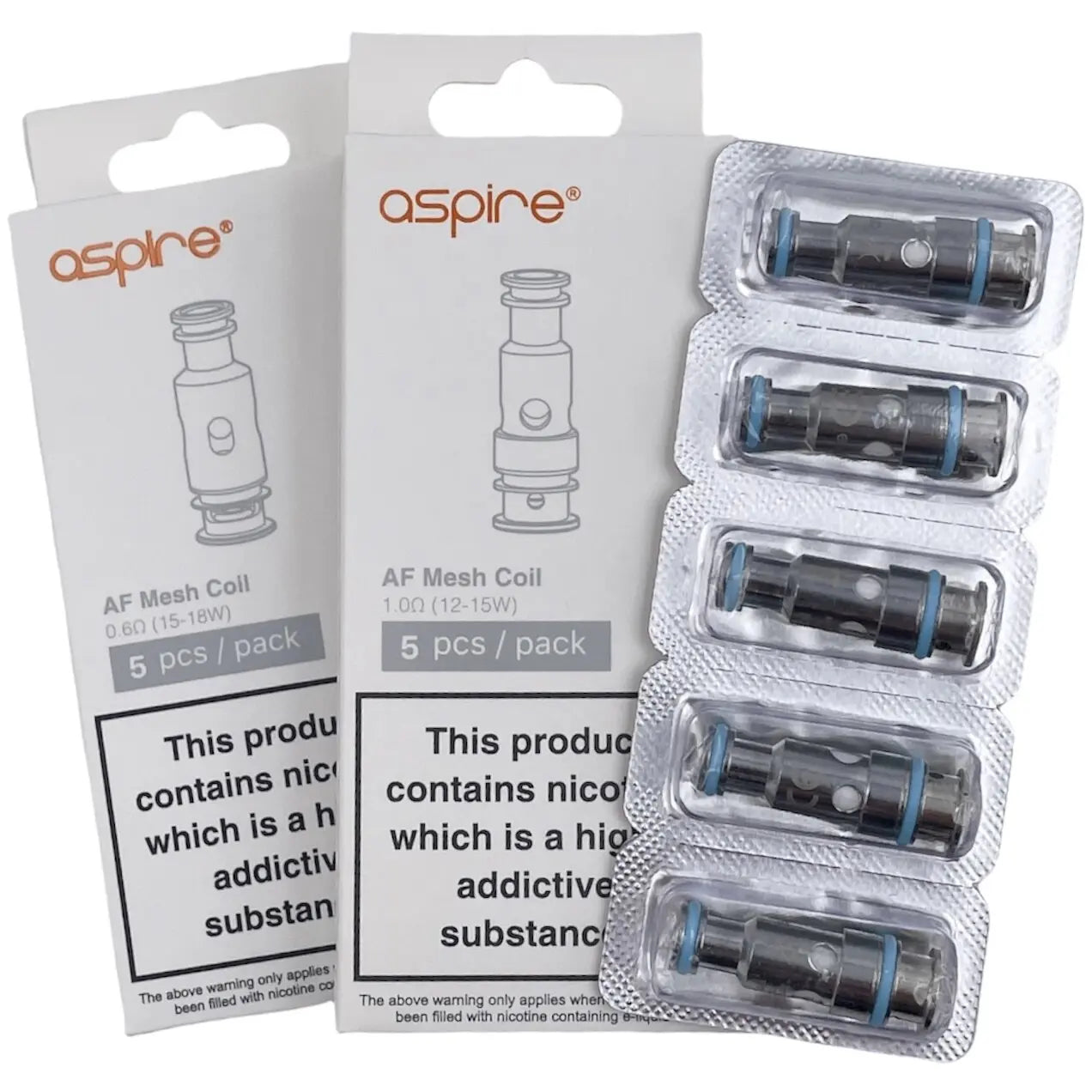Aspire AF Coils 5pk - New Aspire Flagship Coil Type | bearsvapes.co.uk