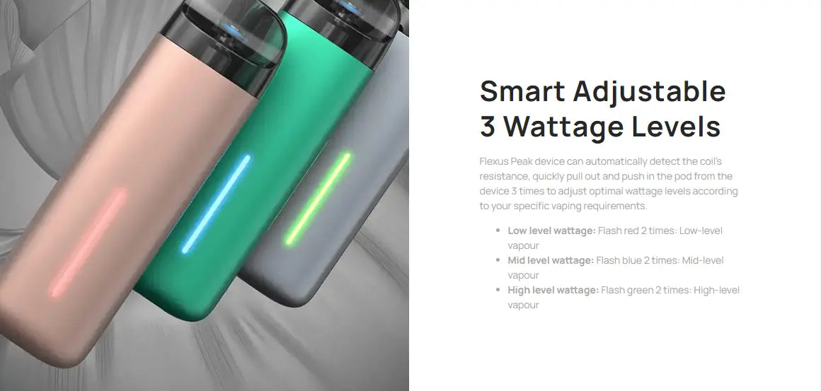 Aspire Flexus Peak Pod Kit 1000mAh Vape Starter Kit |bearsvapes.co.uk