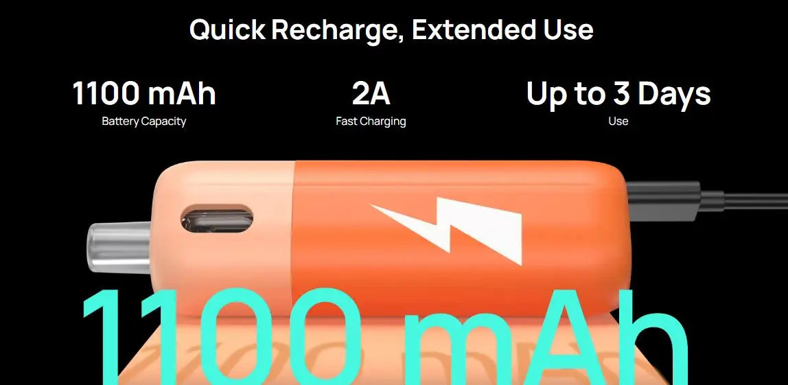 Aspire Fluffi Mini Pod Kit 1100mAh Vape Starter Kit |bearsvapes.co.uk