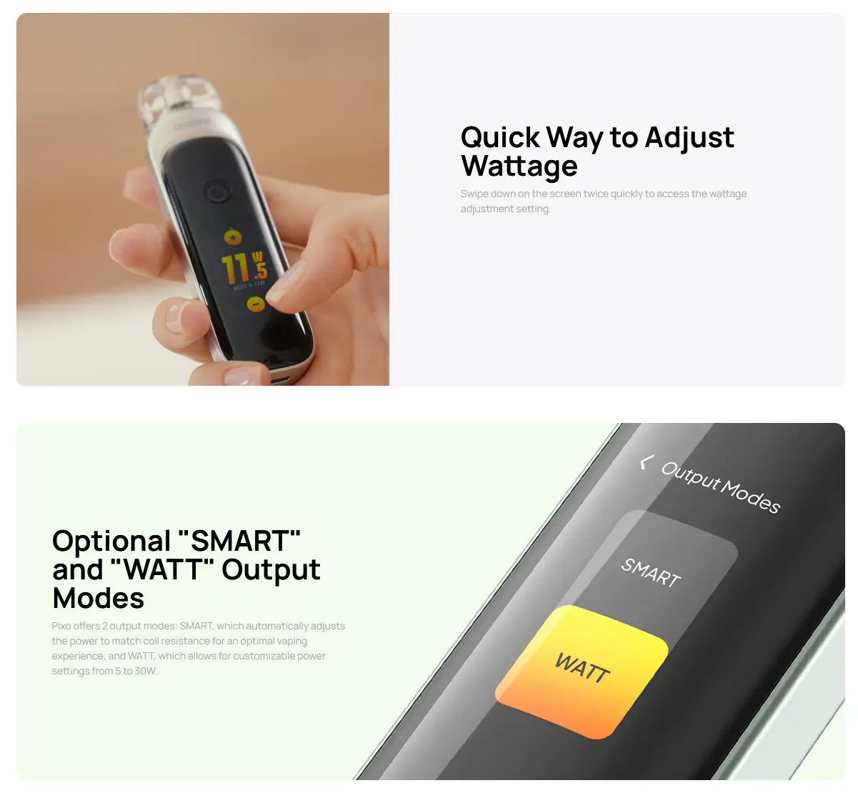 Aspire Pixo Pod Kit 1100 mAh Pod Kit NOW ONLY £22.95 |bearsvapes.co.uk