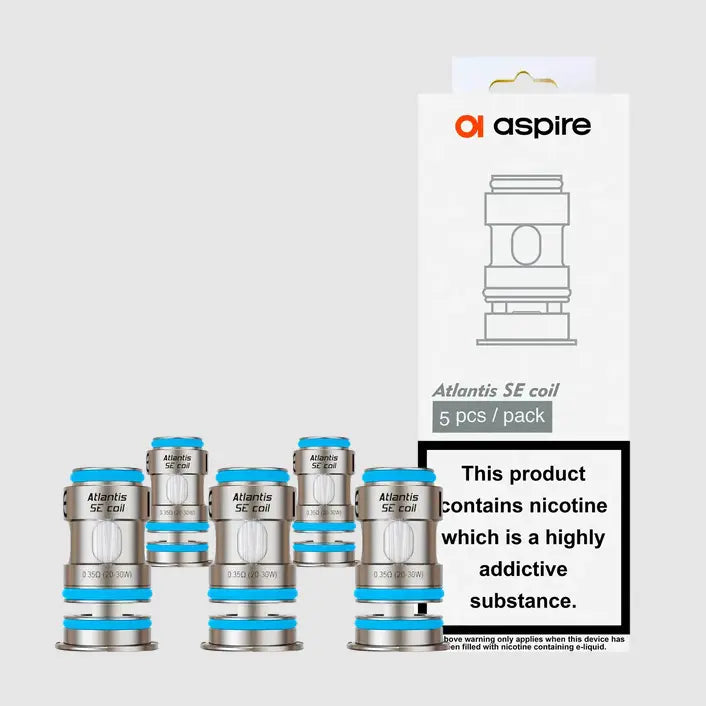 Aspire Atlantis SE Coils 5 Pack NOW ONLY £7.95 | bearsvapes.co.uk