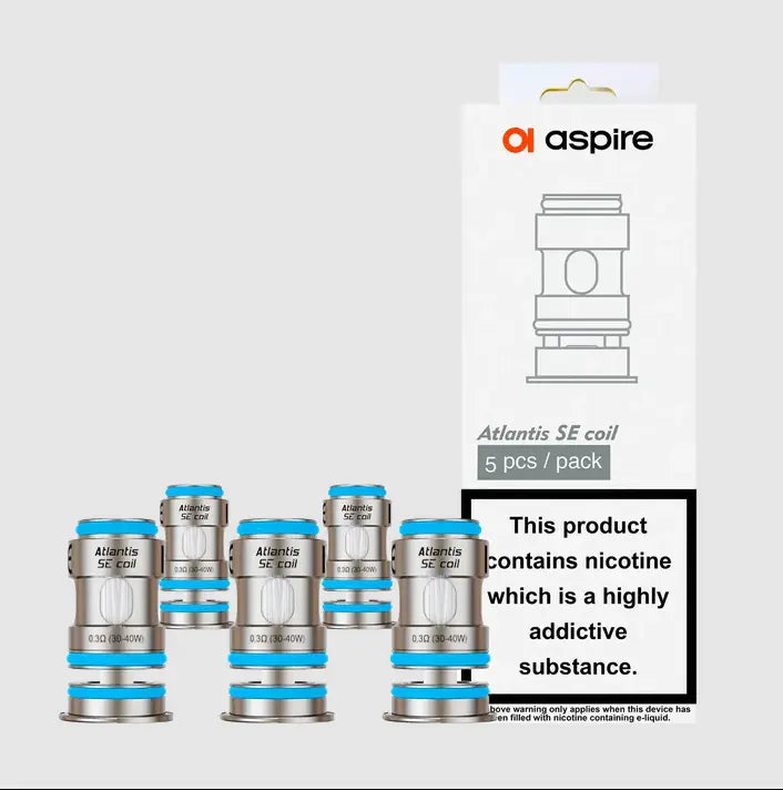Aspire Atlantis SE Coils 5 Pack NOW ONLY £7.95 | bearsvapes.co.uk