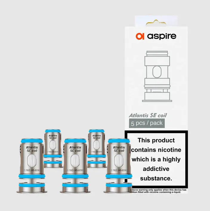 Aspire Atlantis SE Coils 5 Pack NOW ONLY £7.95 | bearsvapes.co.uk