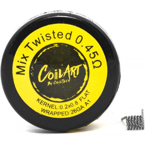 Coilart Premade Coils Mix Twisted 10pcs | NOW £4.95 | bearsvapes.co.uk