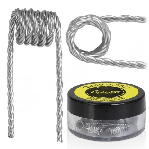 Coilart Quad Twisted Coils 0.36Ohm | NOW ONLY £4.95 | bearsvapes.co.uk