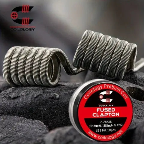 Coilology Fused Clapton Coils 10 Pieces per pack | bearsvapes.co.uk