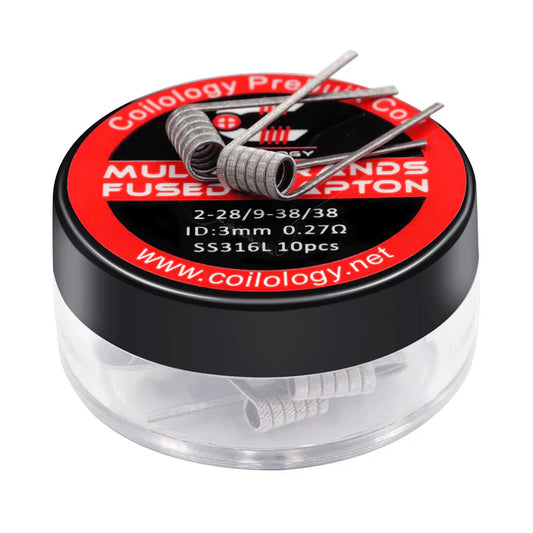 Coilology Multi-strand Fused Clapton Coils 10 Pack | bearsvapes.co.uk