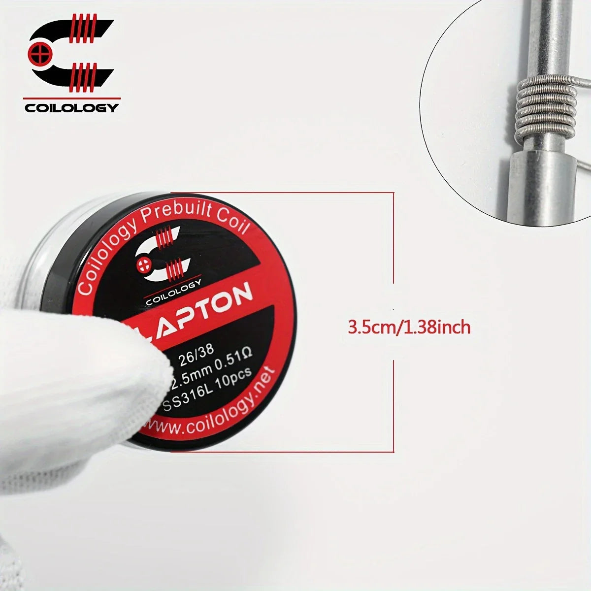 Coilology Premade Clapton Coils 10 Pieces | bearsvapes.co.uk