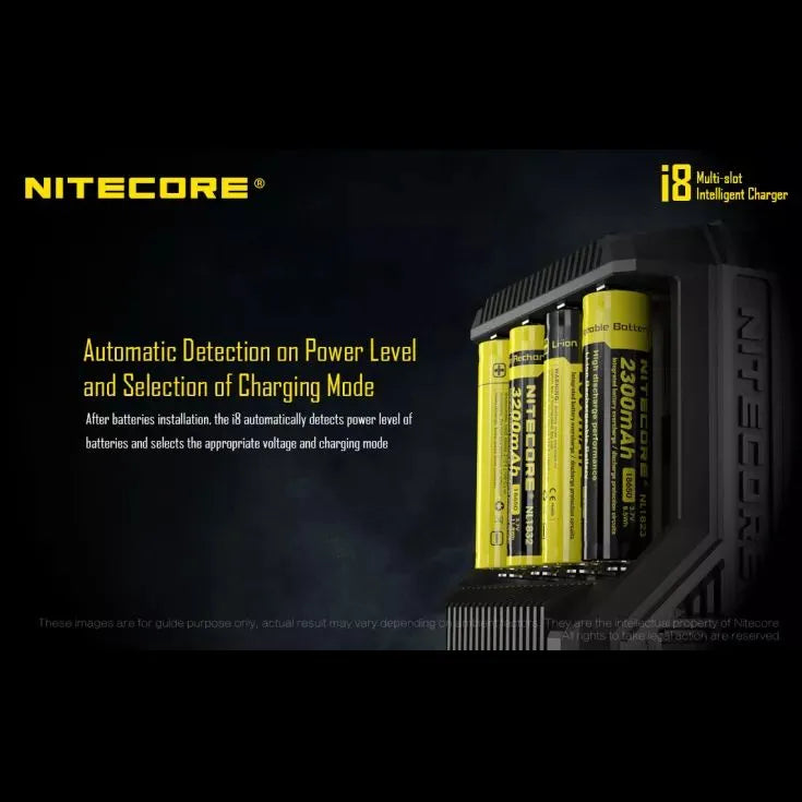 Nitecore Intellicharger i8 Battery Charger | bearsvapes.co.uk