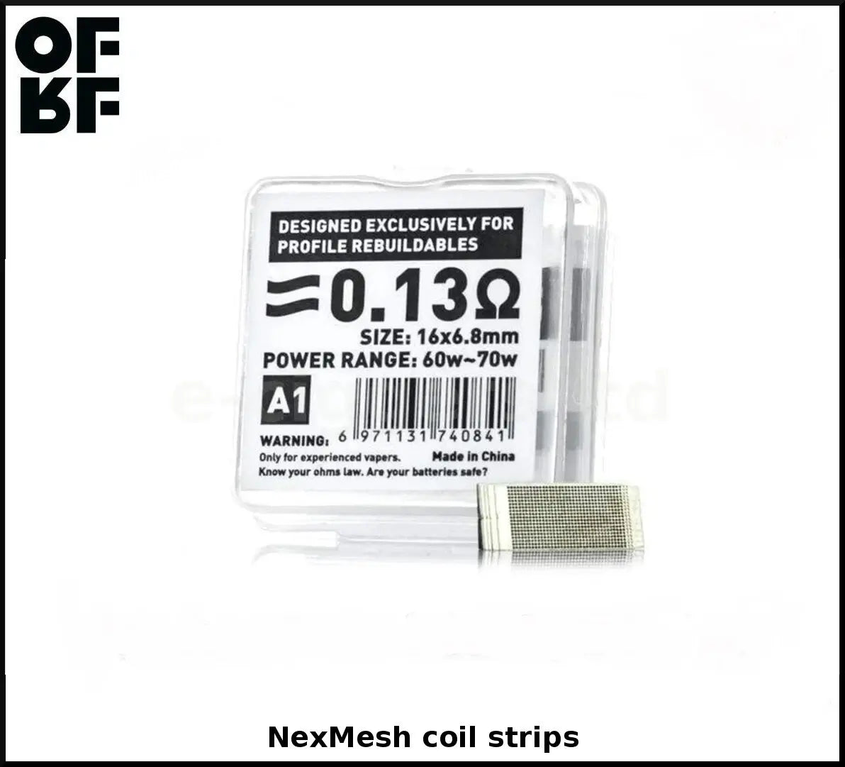 OFRF nexMESH Strips 0.13 Ohm KA1 or 0.15 Ohm SS316L | bearsvapes.co.uk