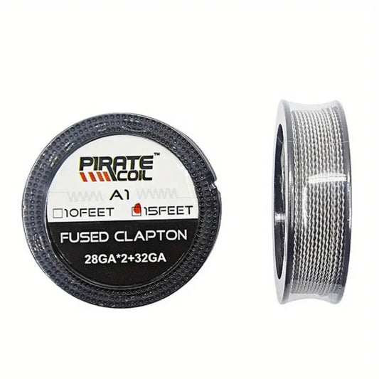 Pirate Coil Fused Clapton Vape Wire 15ft | bearsvapes.co.uk