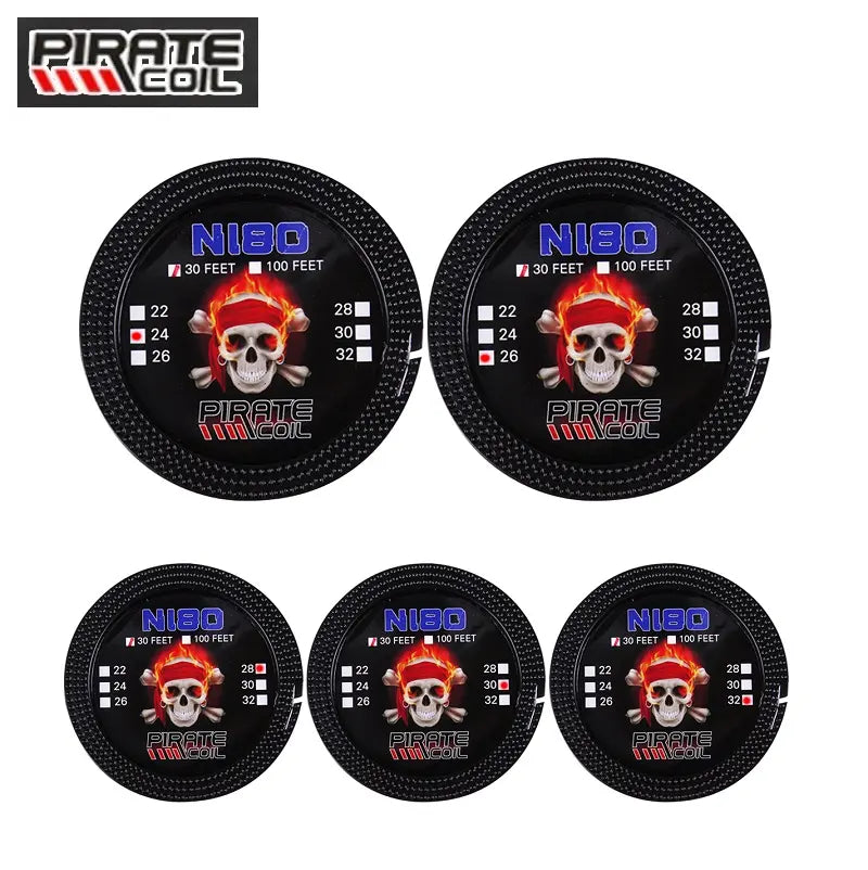 Pirate Coil Ni80 Nichrome 80 Vape Wire 30ft Spool | bearsvapes.co.uk