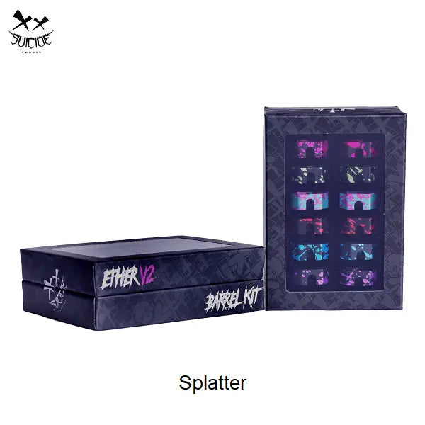 Suicide Mods Ether V2 Barrel Kit 6 MTL & 6 DTL Set | bearsvapes.co.uk