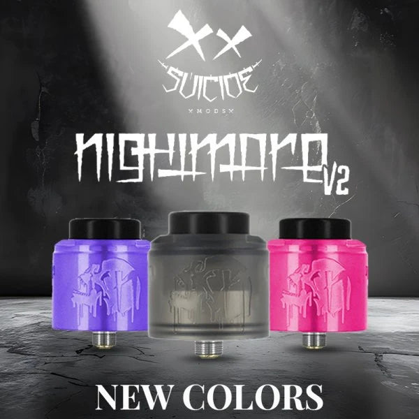 Suicide Mods Nightmare V2 28mm RDA NOW ONLY £24.95 | bearsvapes.co.uk