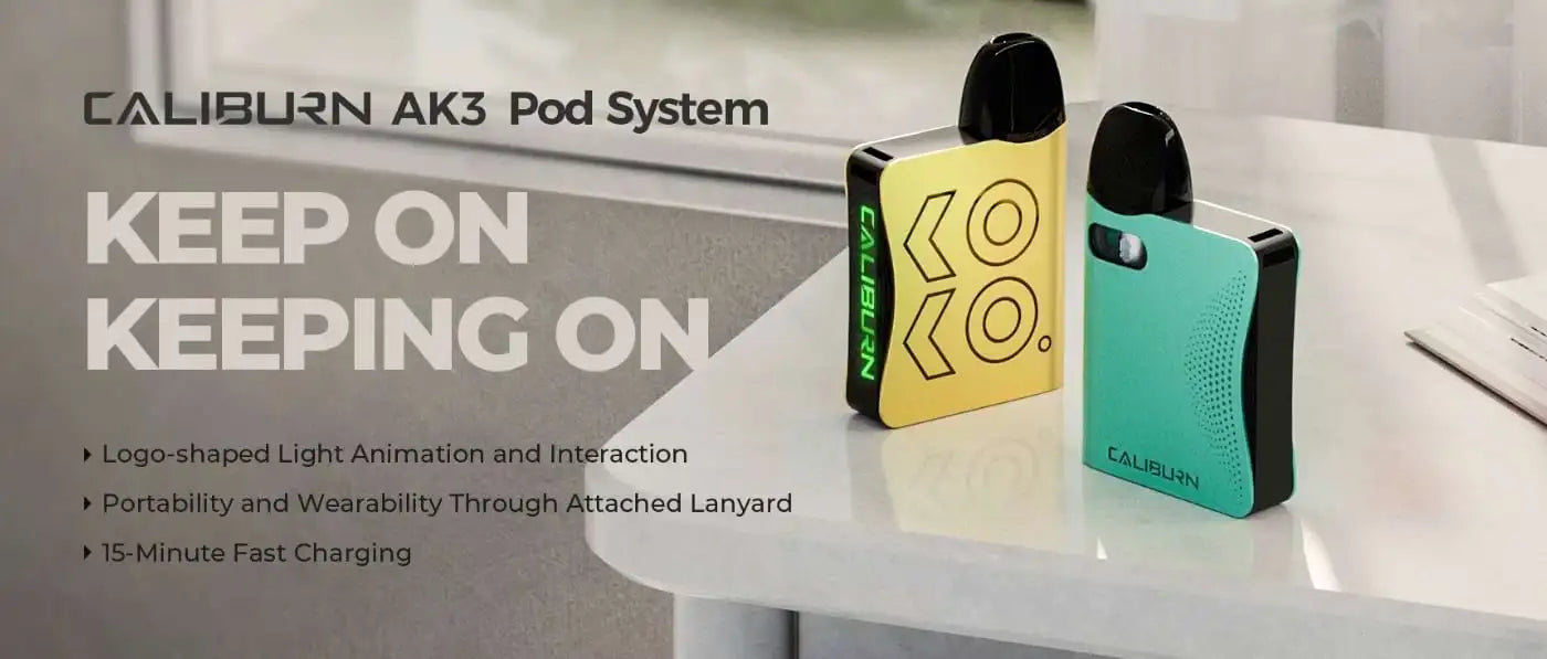 Uwell Caliburn AK3 Pod Vape Kit | MTL Starter Kit | bearsvapes.co.uk