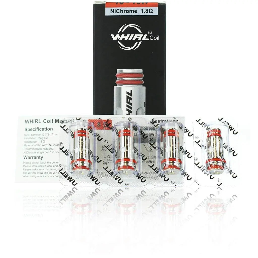 Uwell Whirl Replacement Coils 4pk NOW ONLY £4.95 | bearsvapes.co.uk