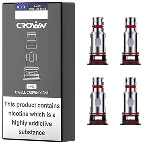 Uwell Crown X Coils 4 Pack Replacement ONLY £7.95 | bearsvapes.co.uk