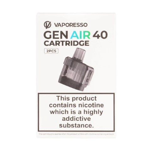 Vaporesso Gen Air 40 Replacement Pods 2pk 2ml or XL | bearsvapes.co.uk