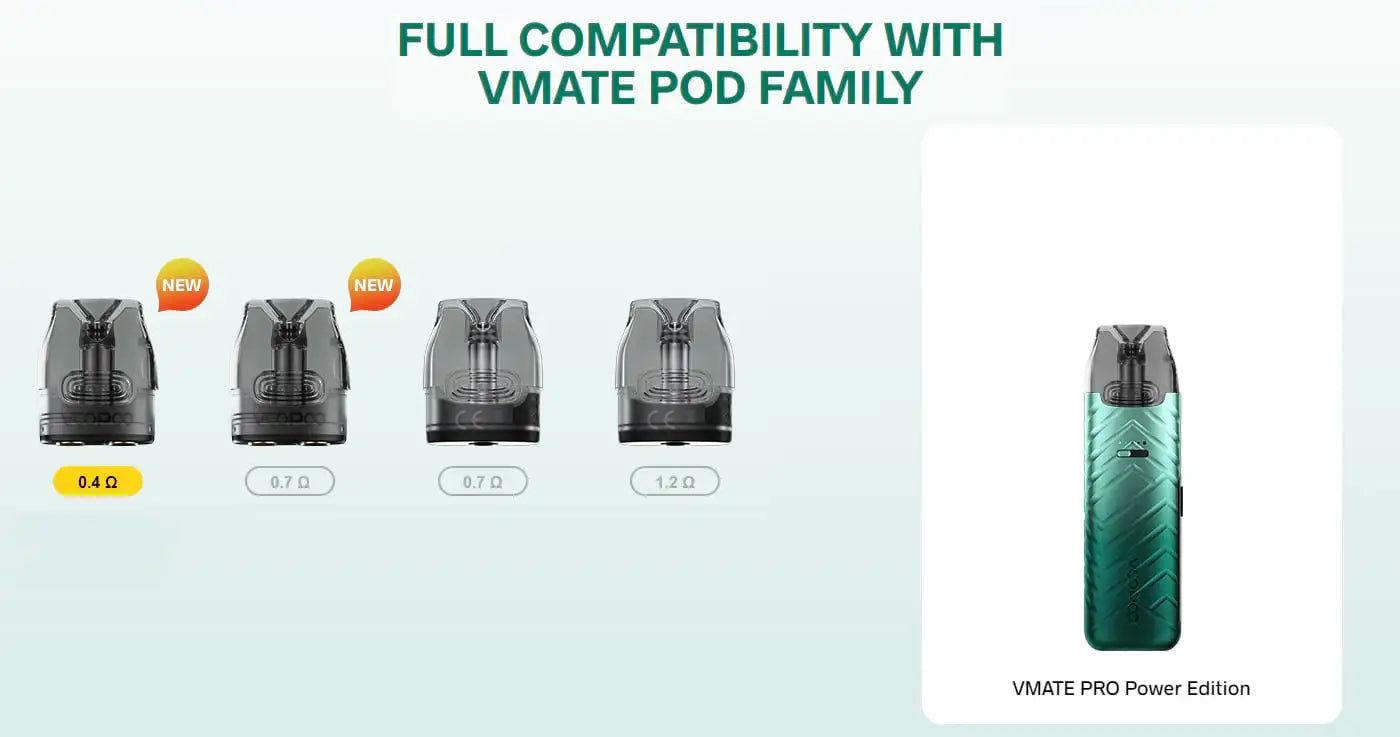 Voopoo Vmate Pro Power Edition Pod Kit Starter Kit | bearsvapes.co.uk
