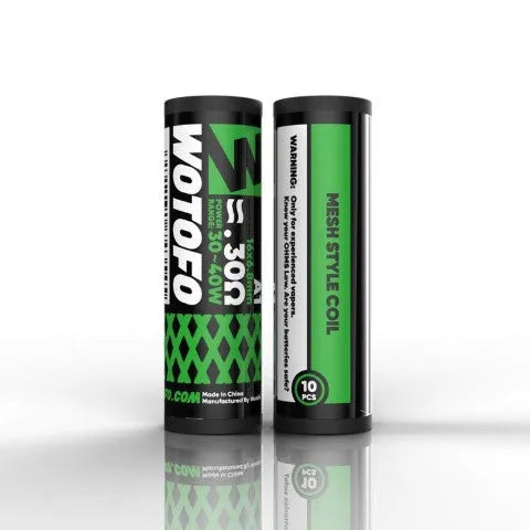 Wotofo Mesh Strips | KA1 0.18Ohm or 0.3Ohm 10 Pack | bearsvapes.co.uk