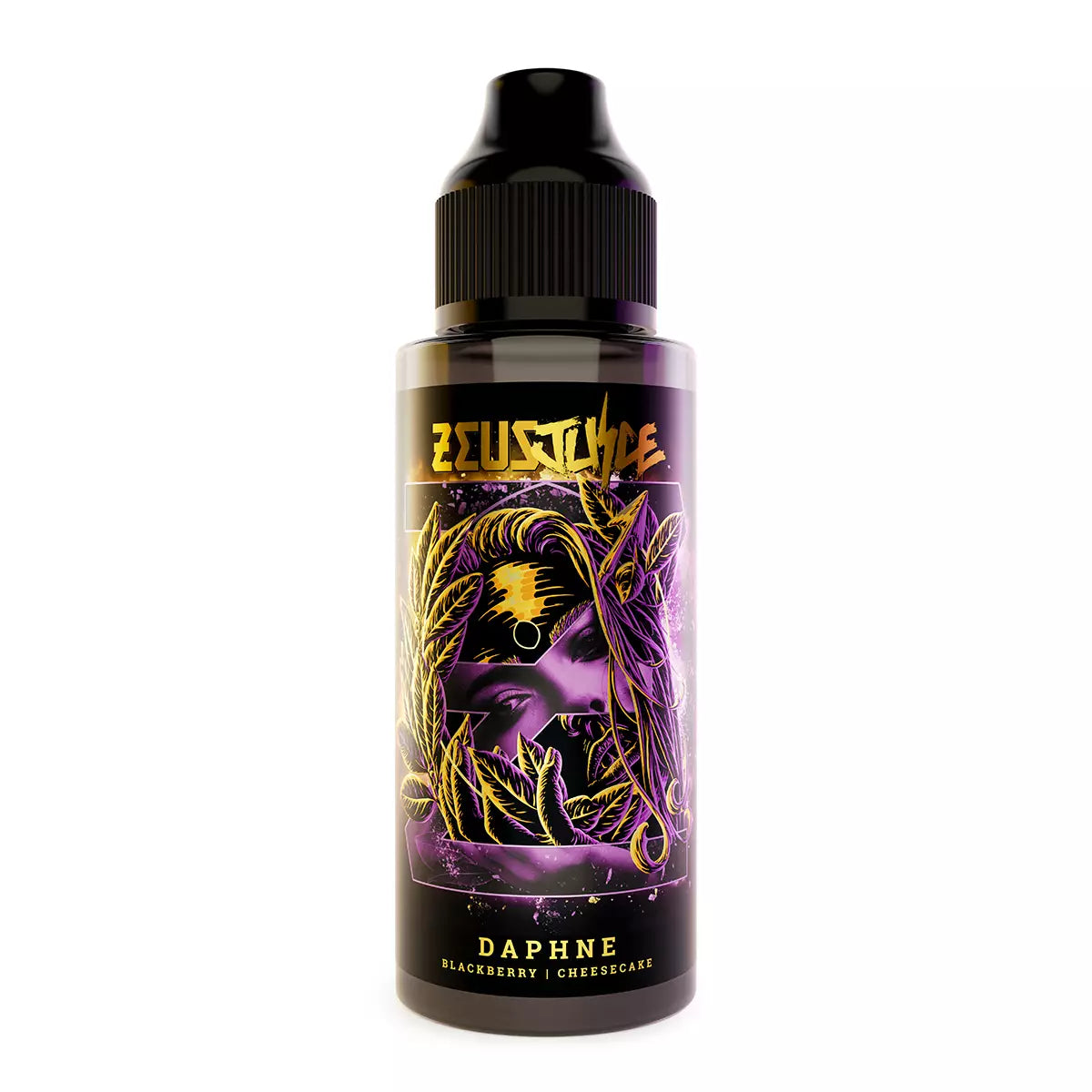 Zeus Juice Daphne 7030 e-liquid 100ml bottle on a white background