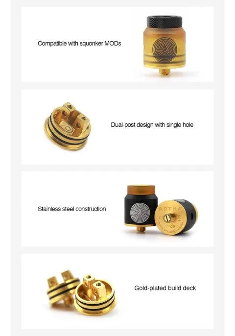 Advken Artha RDA | Goon-Style Squonkable RDA £19.95 | bearsvapes.co.uk