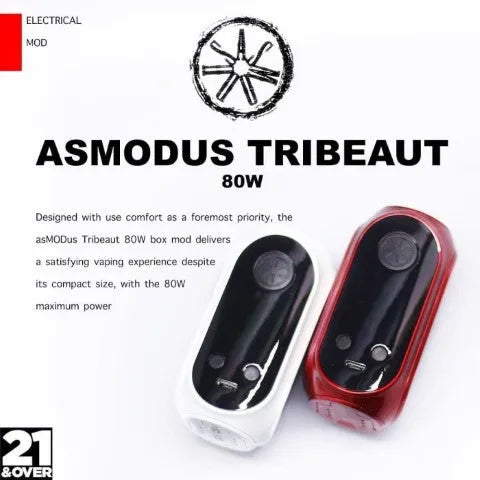 Asmodus Tribeaut TC Box Mod | Free 18650 Battery | bearsvapes.co.uk