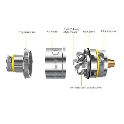 Aspire Cleito 120 RTA Kit | Velocity RTA ONLY £6.95 | bearsvapes.co.uk