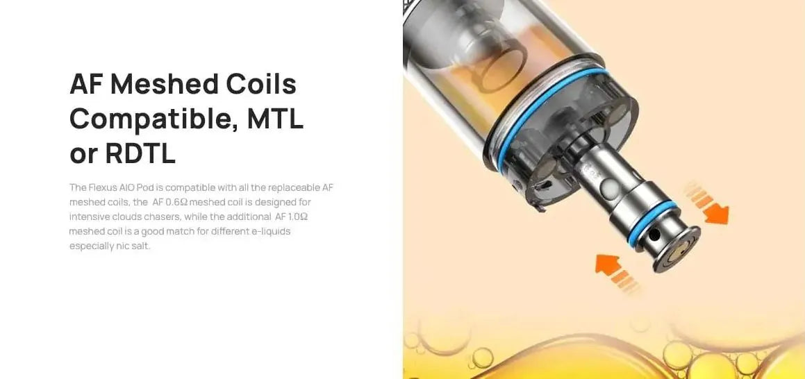 Aspire Flexus AIO Replacement Pod | 1 Pack £2.95 | bearsvapes.co.uk