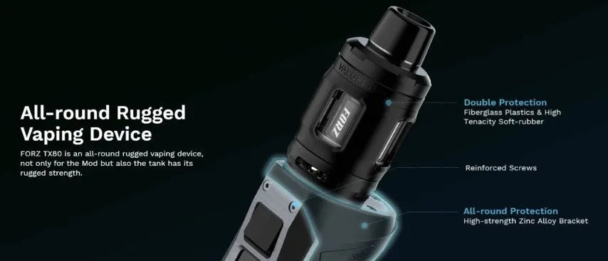 Vaporesso Forz TX80 Vape Kit | Free 18650 Battery | bearsvapes.co.uk