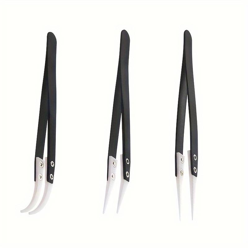 Heat-resistant Ceramic Tweezers - Triple Pack | bearsvapes.co.uk