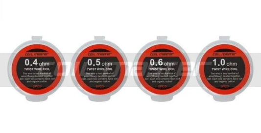 Coil Master Twisted Coils | 5 Pack & Organic Cotton | bearsvapes.co.uk