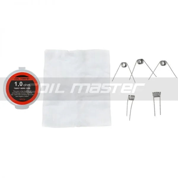 Coil Master Twisted Coils | 5 Pack & Organic Cotton | bearsvapes.co.uk