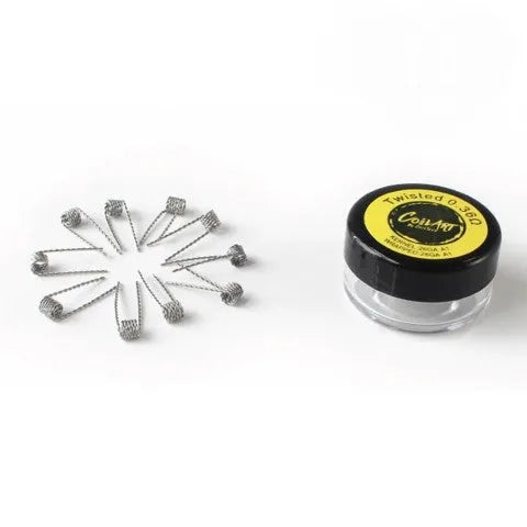 Coilart Premade Twisted Coils 0.36Ω 10pcs | £3.95 | bearsvapes.co.uk