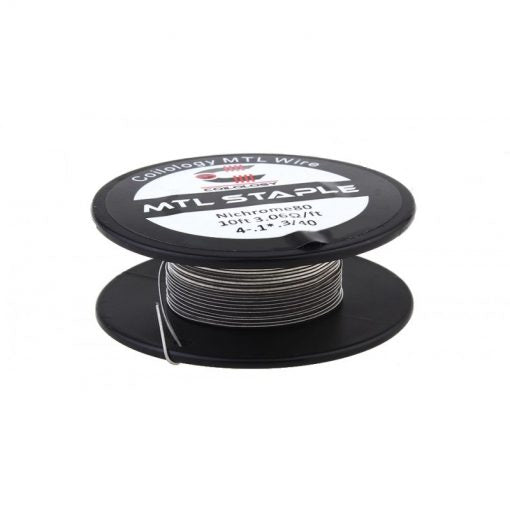Coilology MTL Staple Wire 10ft Reel Ni80 or SS316L | bearsvapes.co.uk