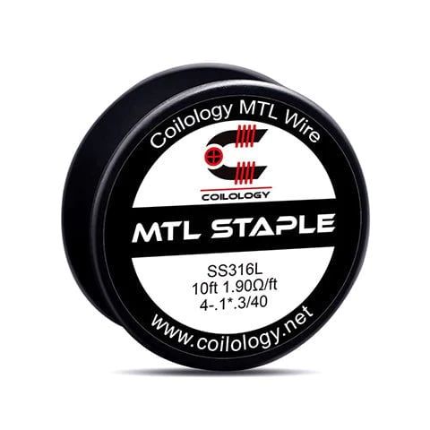 Coilology MTL Staple Wire 10ft Reel Ni80 or SS316L | bearsvapes.co.uk