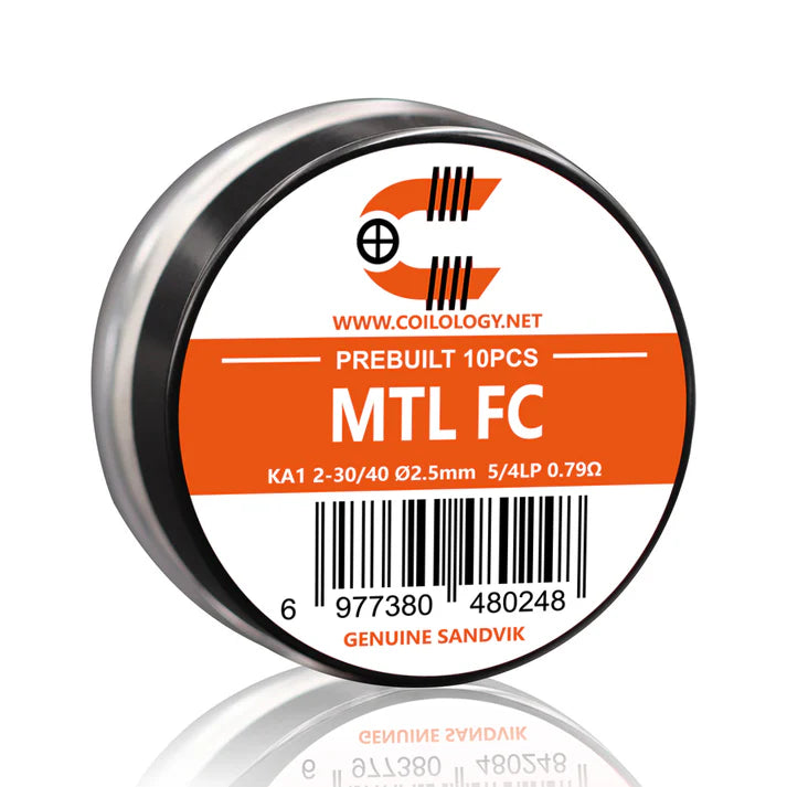 Coilology MTL Fused Clapton Coils - Sandvik Wire | bearsvapes.co.uk