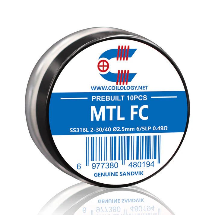 Coilology MTL Fused Clapton Coils - Sandvik Wire | bearsvapes.co.uk