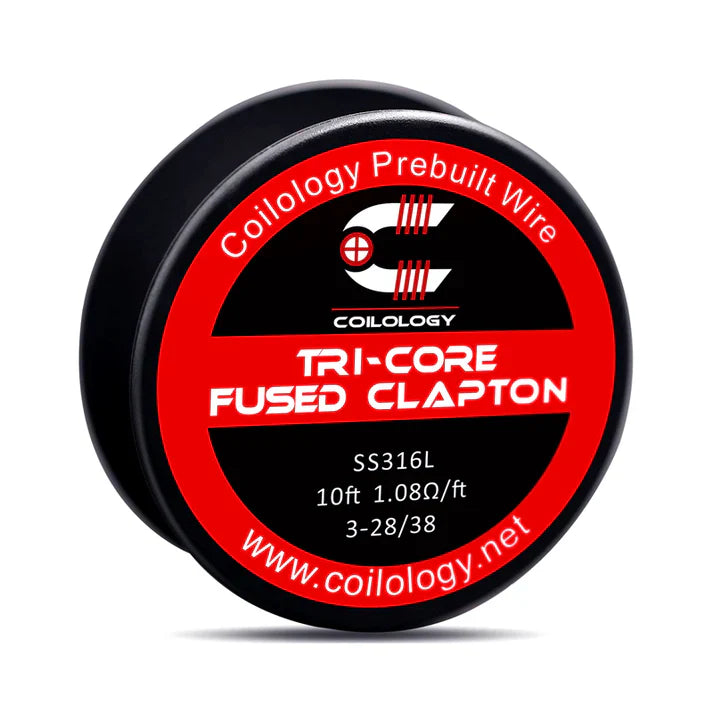 Coilology Tri-Core Fused Clapton Wire 10 ft Reel | bearsvapes.co.uk