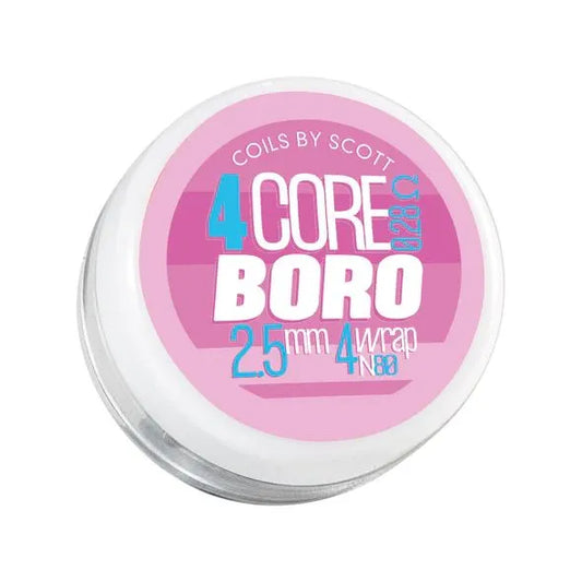 Coils By Scott 4 Core Boro Alien Coils 0.28ohm | bearsvapes.co.uk