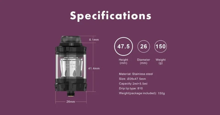 Damn Vape Wotan Sub-Ohm Tank | bearsvapes.co.uk