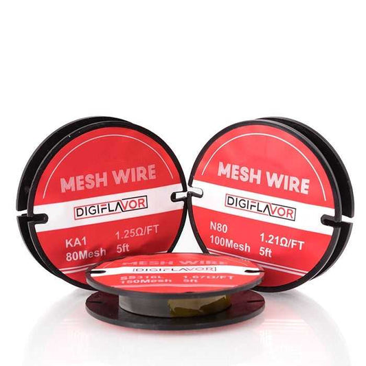 Digiflavor Mesh Wire KA1, Ni80 or SS316L | bearsvapes.co.uk