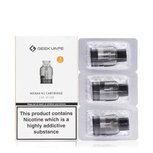 GeekVape Wenax K1 Pods 3 Pack 0.8 or 1.2 Ohm | bearsvapes.co.uk