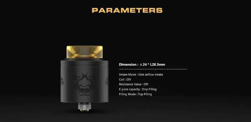 Geekvape Tengu RDA | 24mm Dual Coil BF RDA | bearsvapes.co.uk