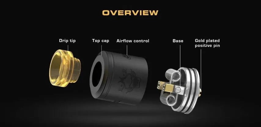 Geekvape Tengu RDA | 24mm Dual Coil BF RDA | bearsvapes.co.uk