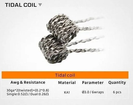 Geekvape 6 in 1 Coil Pack | 20 Pre-made Coils | bearsvapes.co.uk