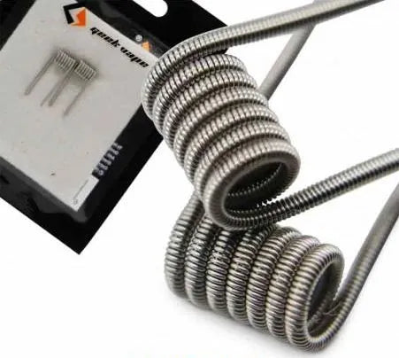 Geekvape Fused Clapton Coils 0.9ohm | 2 Pk & Cotton | bearsvapes.co.uk